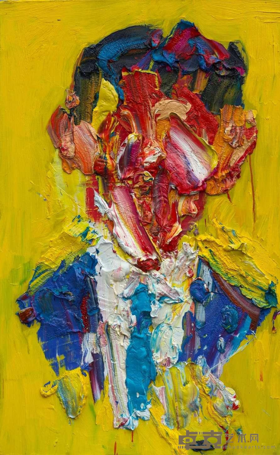 《塞巴斯提安·库尔茨肖像》 李华 2018年 布面油画