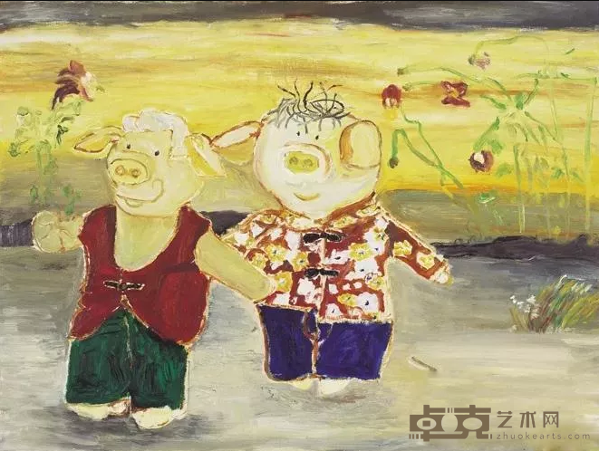 《黄昏时分》 李雄伊 50x60cm 2011年 布面油画
