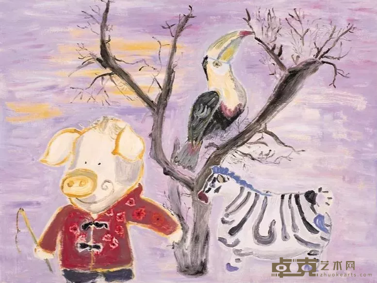 《牧》 李雄伊 60x80cm 2010年 布面油画