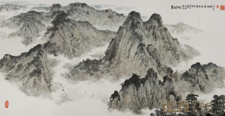《高山仰止》 单柏钦 134x69cm 2018年