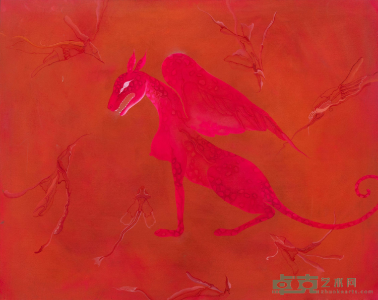 《红豹》 孙良 100x80cm 2016年 布面油画