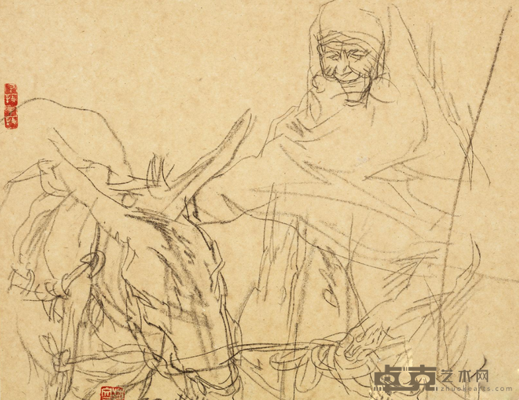 《牵骡老人》 蒋文兵