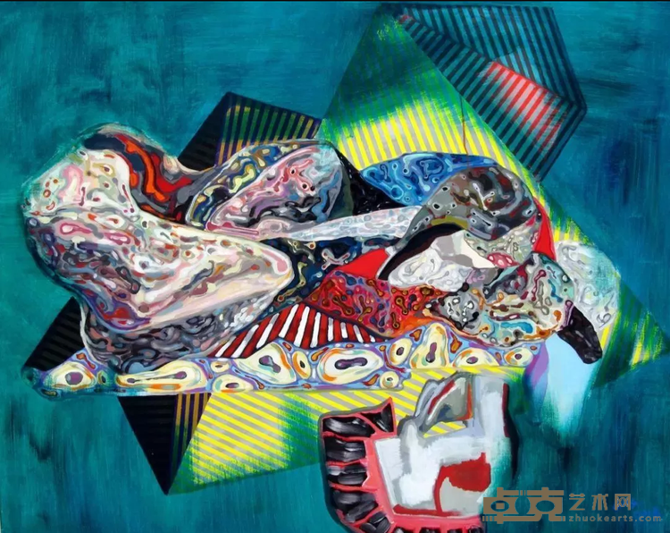 《5号》 李小诗 150x120cm 2017年 布面丙烯