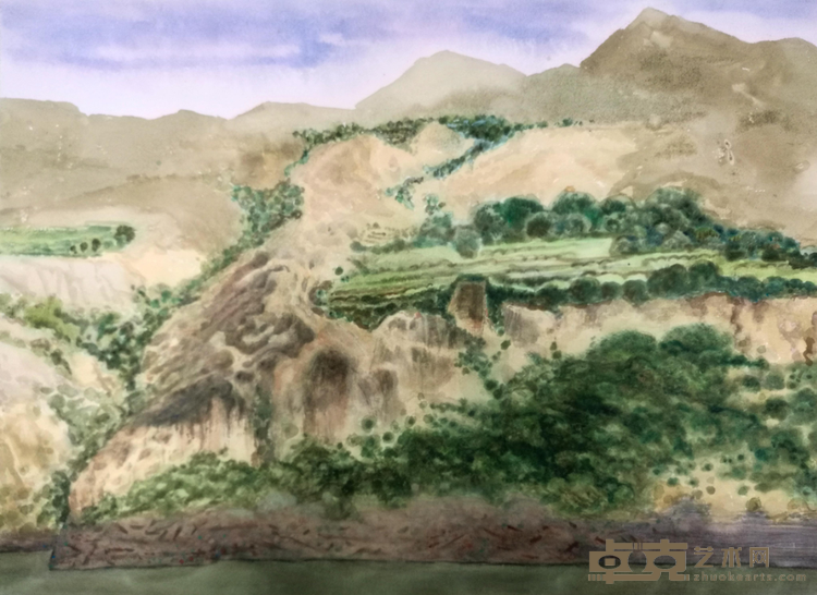 《希望的绿》 樊青山（重庆） 56x76cm 2018年