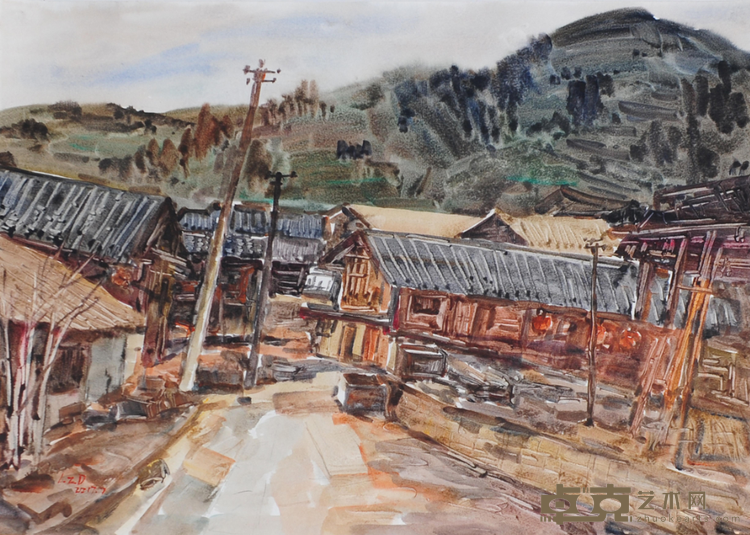 《渐逝-2》 李振东（重庆） 53x75cm 2017年