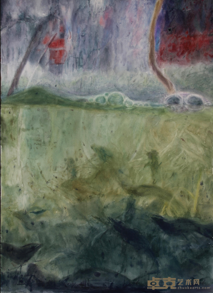 《生活在别处2》 蒋莉（四川） 76x54cm 2015年