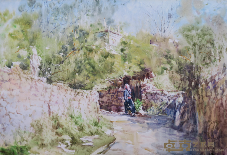 《家园》 李毓安（四川） 53x79cm