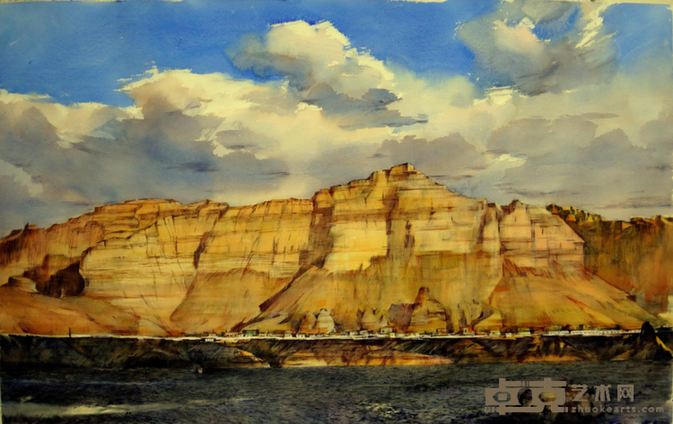 《西藏扎达奇观之一》 刘明明（重庆） 110x80cm
