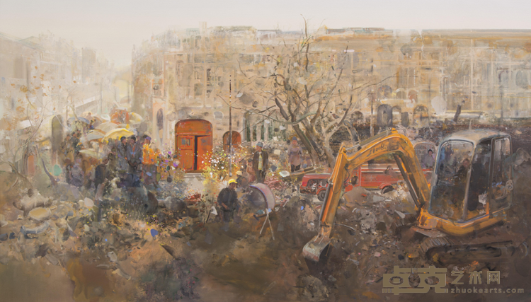 《街心花园景观改造》 黄润生（四川） 123x70cm 2016年