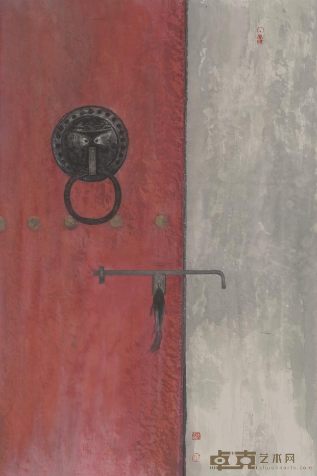《欲罢不能 N0.18》 刘德扬 68×45cm 2016年 纸本