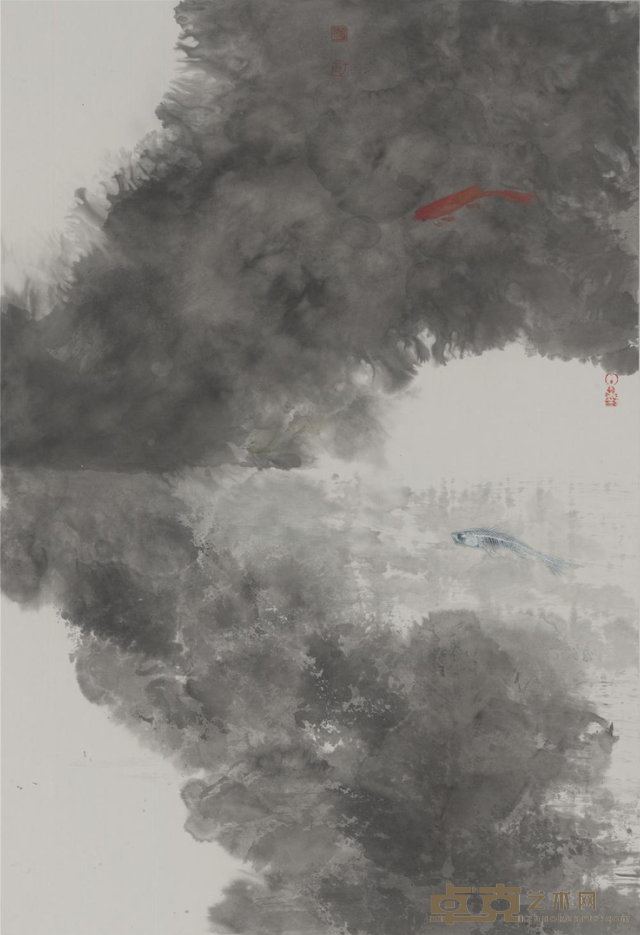 《欲罢不能 N0.14》 刘德扬 68×45cm 2015年 纸本