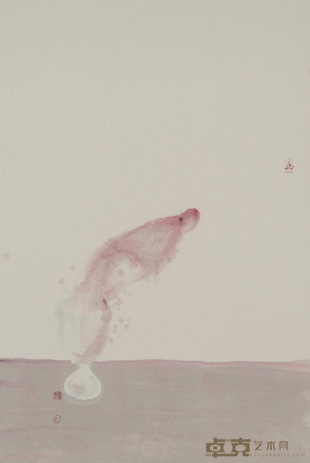 《欲罢不能 N0.13》 刘德扬 68×45cm 2015年 纸本