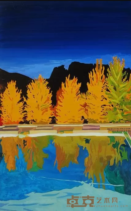 《此间的风景-65》 刘鹏 120x80cm 2017年