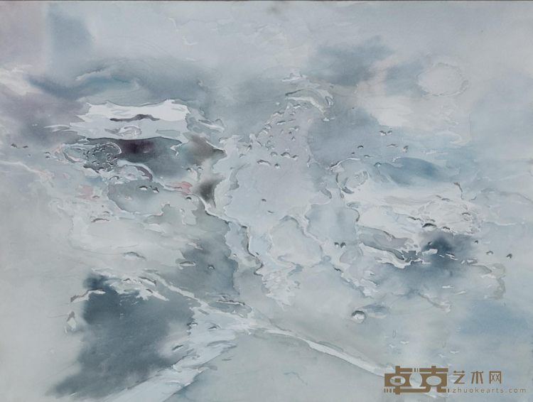 《雨季No.17》 卓晓光 36×48cm 2012年 纸本水彩