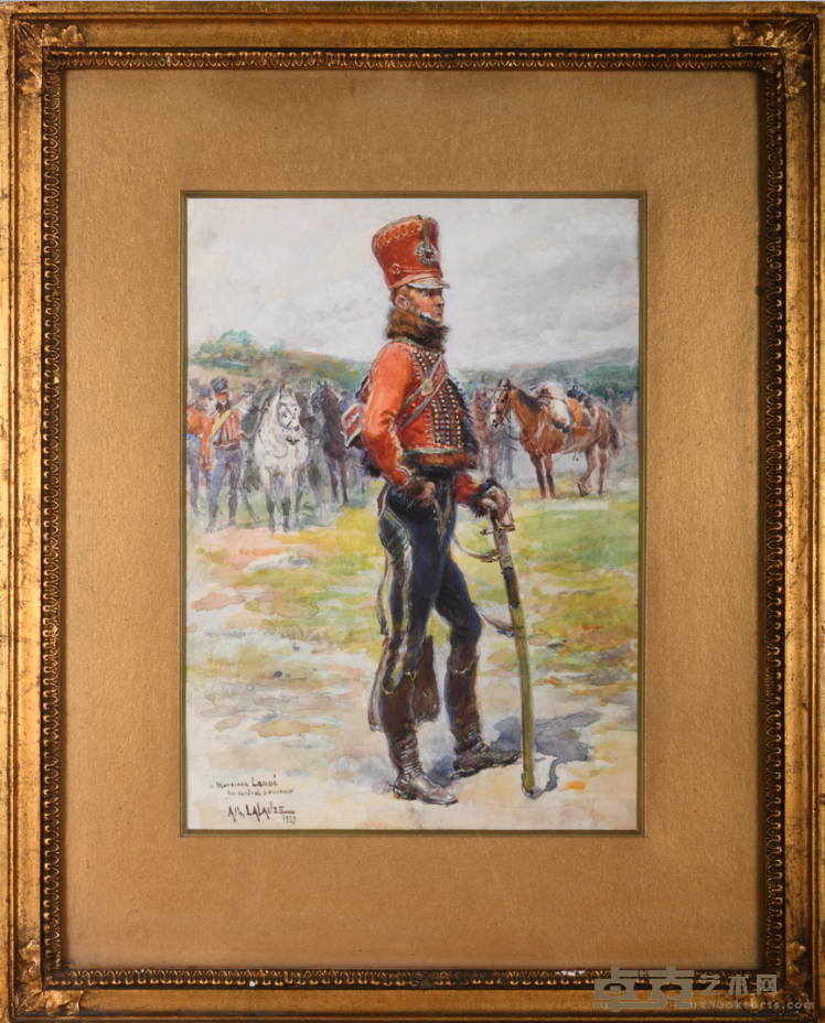 《长矛轻骑兵》 1804-1814年 版画