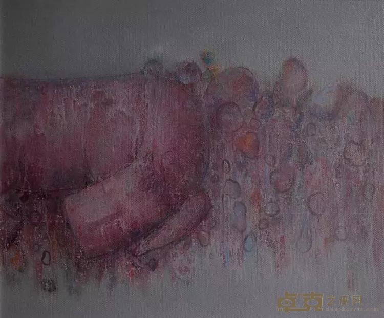 《旅途2》 张扬 50x60cm 2013年 布面油画