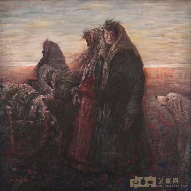《晨》 富中奇 200x200cm 2018年