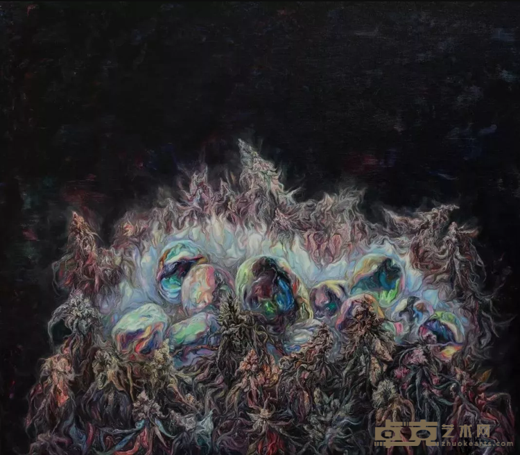 《静默的裂隙》 高梦琳 150x120cm 2018年 布面油画