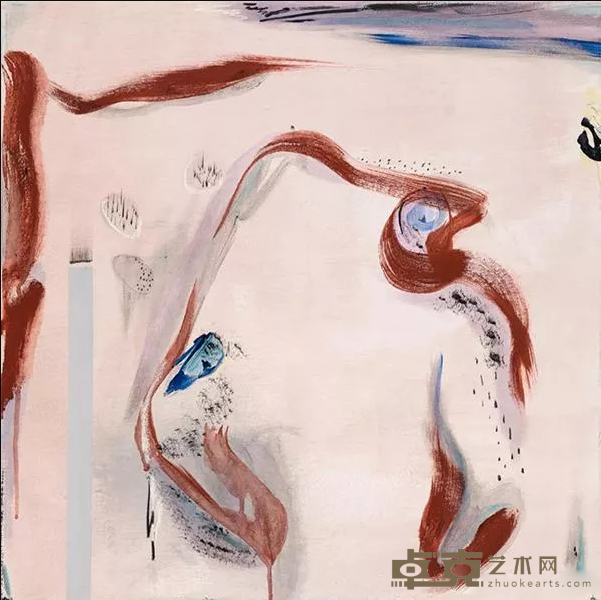《信任的眼睛》 曼纽尔·马蒂厄 61x61cm 2018年 布面综合材质