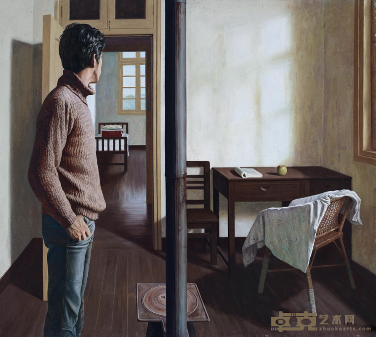 《春天来了》 袁庆一 170x189cm 1984年 布面油画