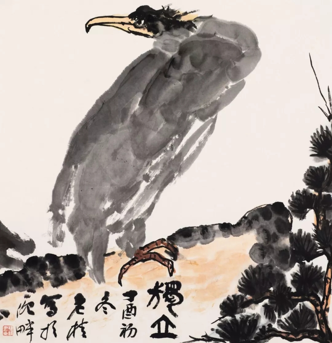 《独立》97x97cm