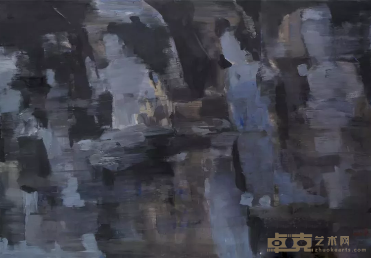 《混沌有待澄明》 吕德安 200x160cm 2016年 布面油画