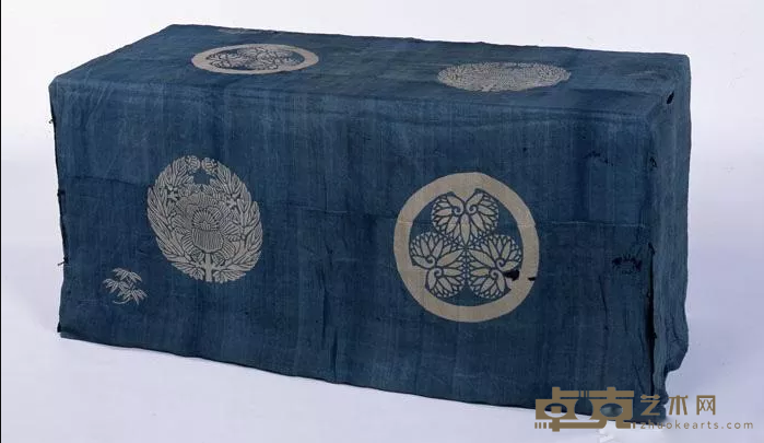 《葵牡丹纹付油単》 江户时代末期