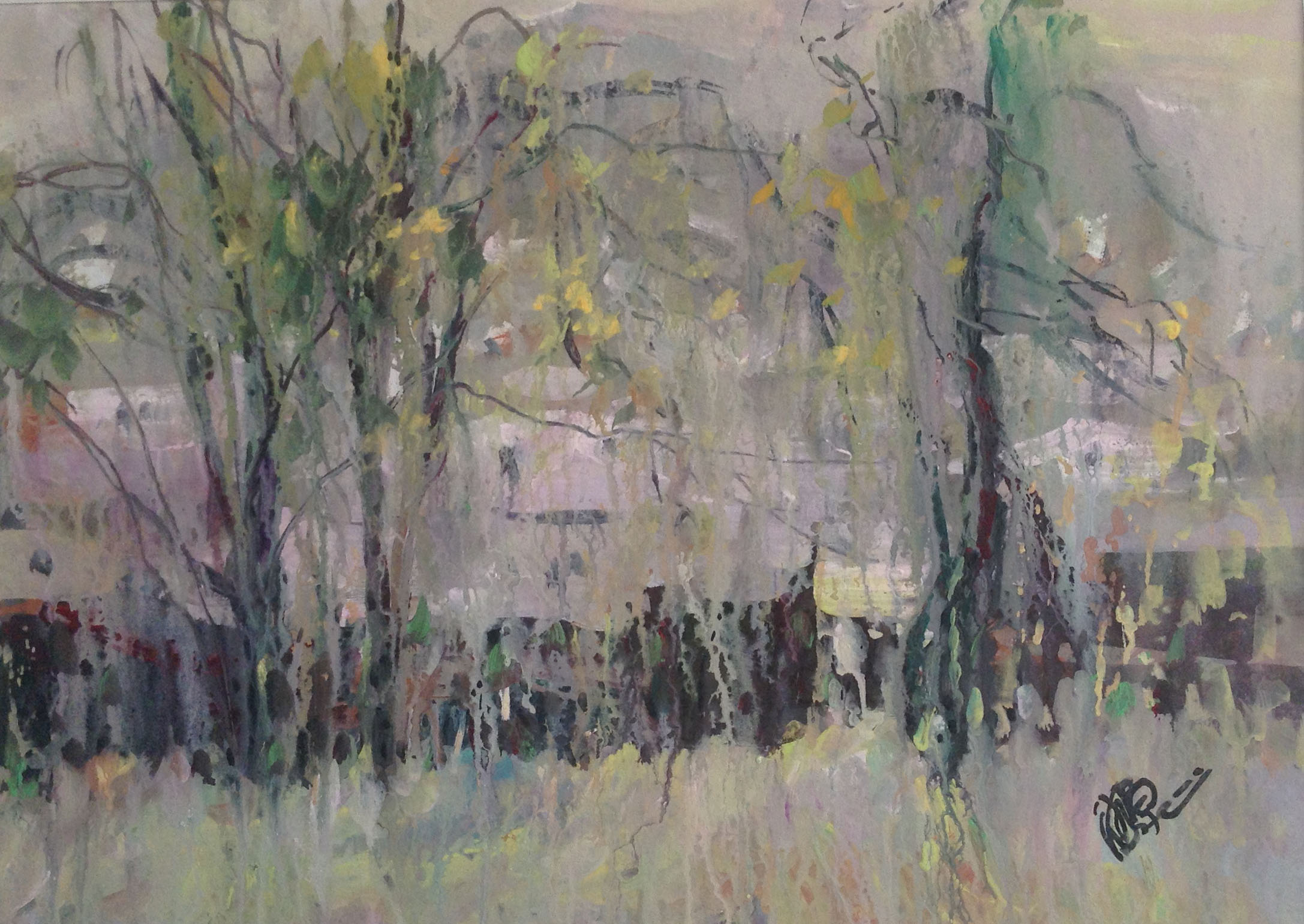 梦中老家34x56cm