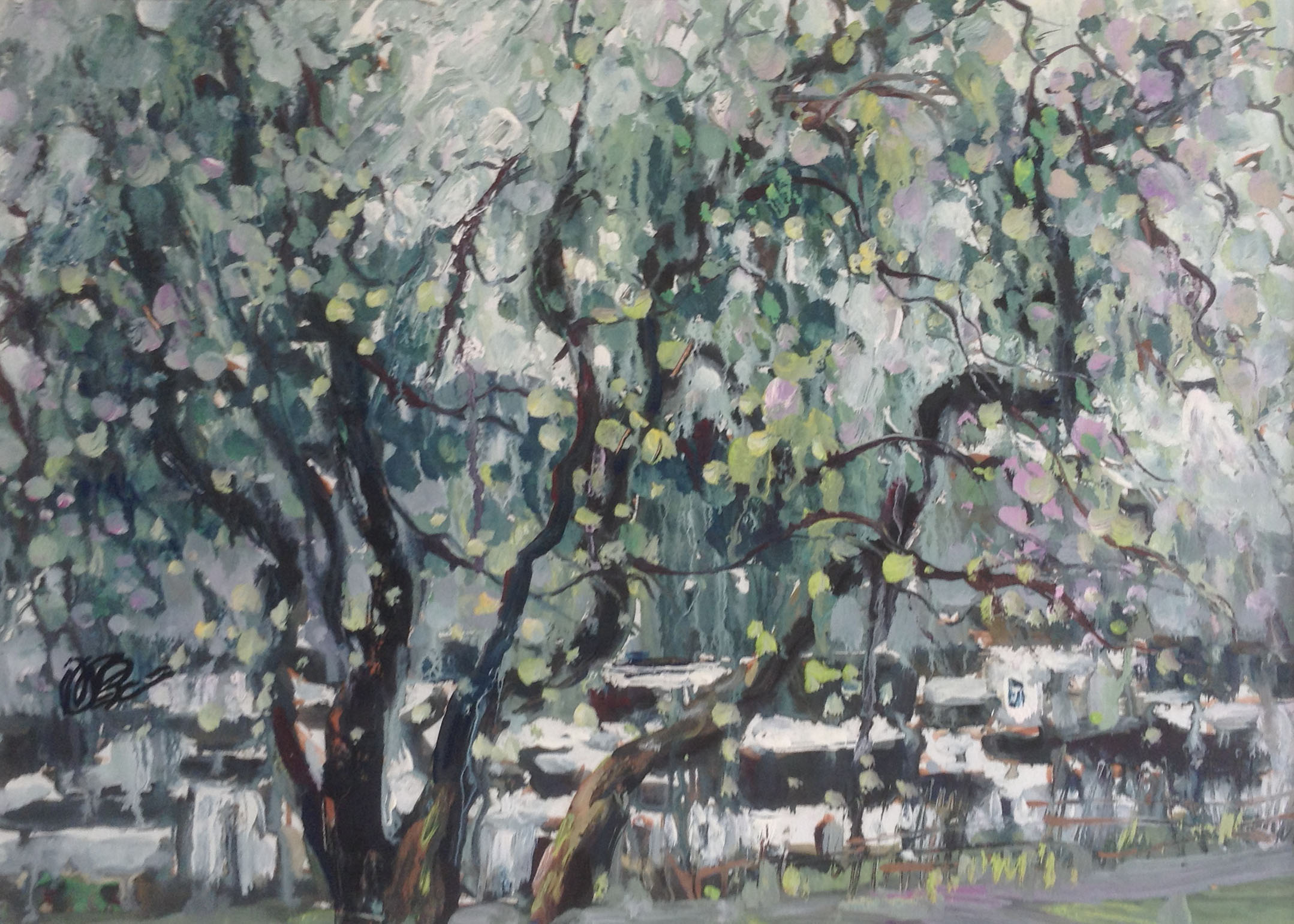故乡之春34x56cm