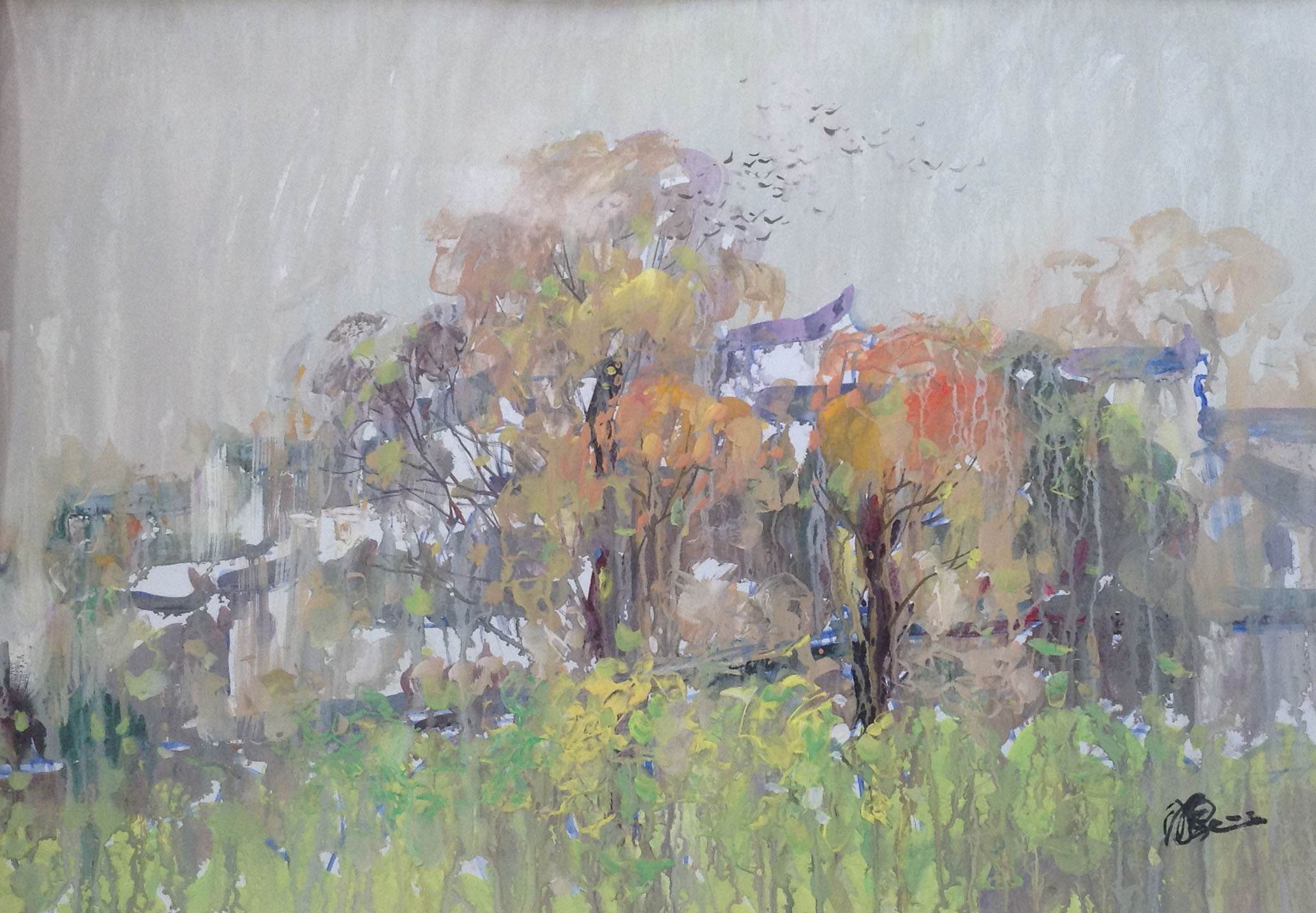 金秋行之一56x78cm