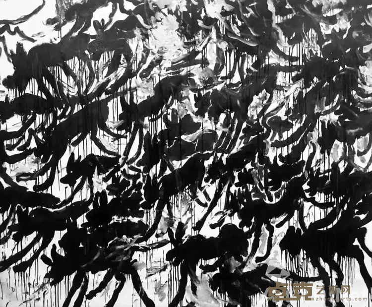 《语世系列》 一了 200x240cm 2016年 布面丙烯