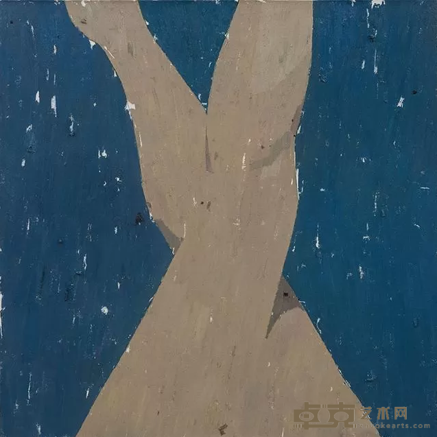 《X》 邵同 80×80cm 2018年 油画布面