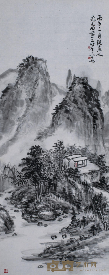 《悠然堪久留》 尤无曲 86x34cm 1996年