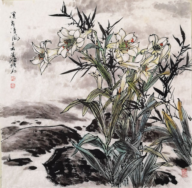 溪岸清风