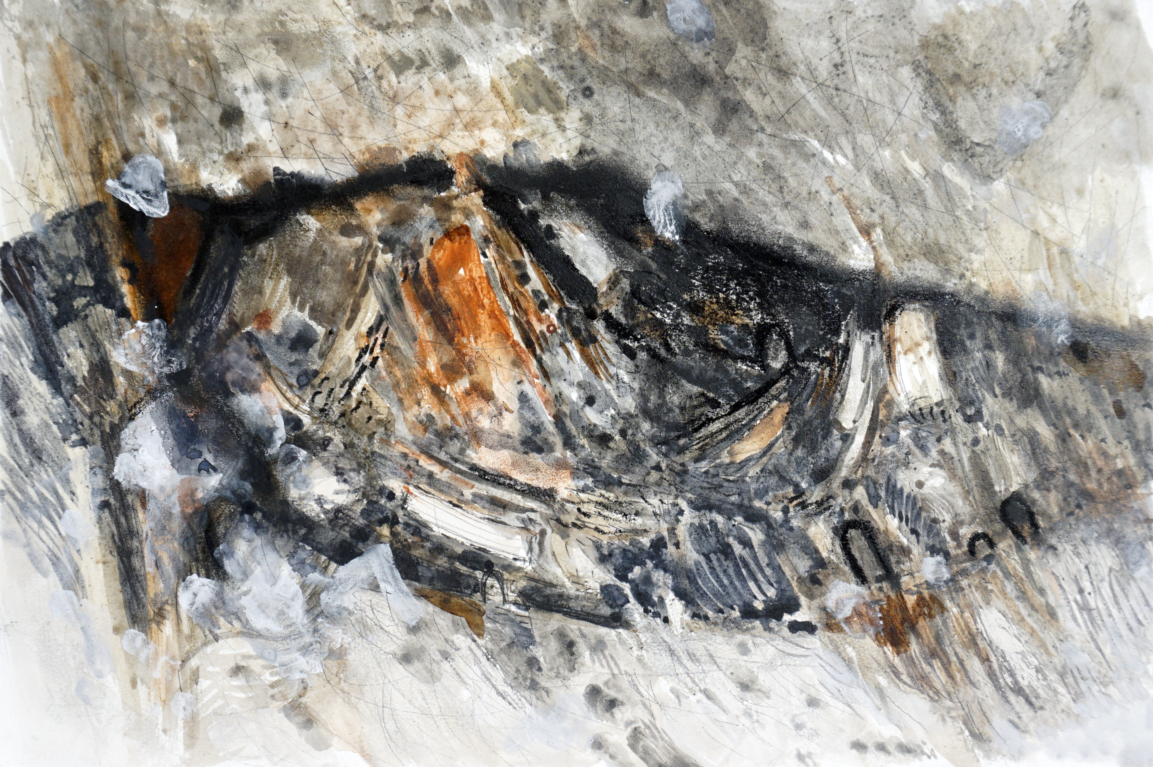 白界山26cm×38cm
