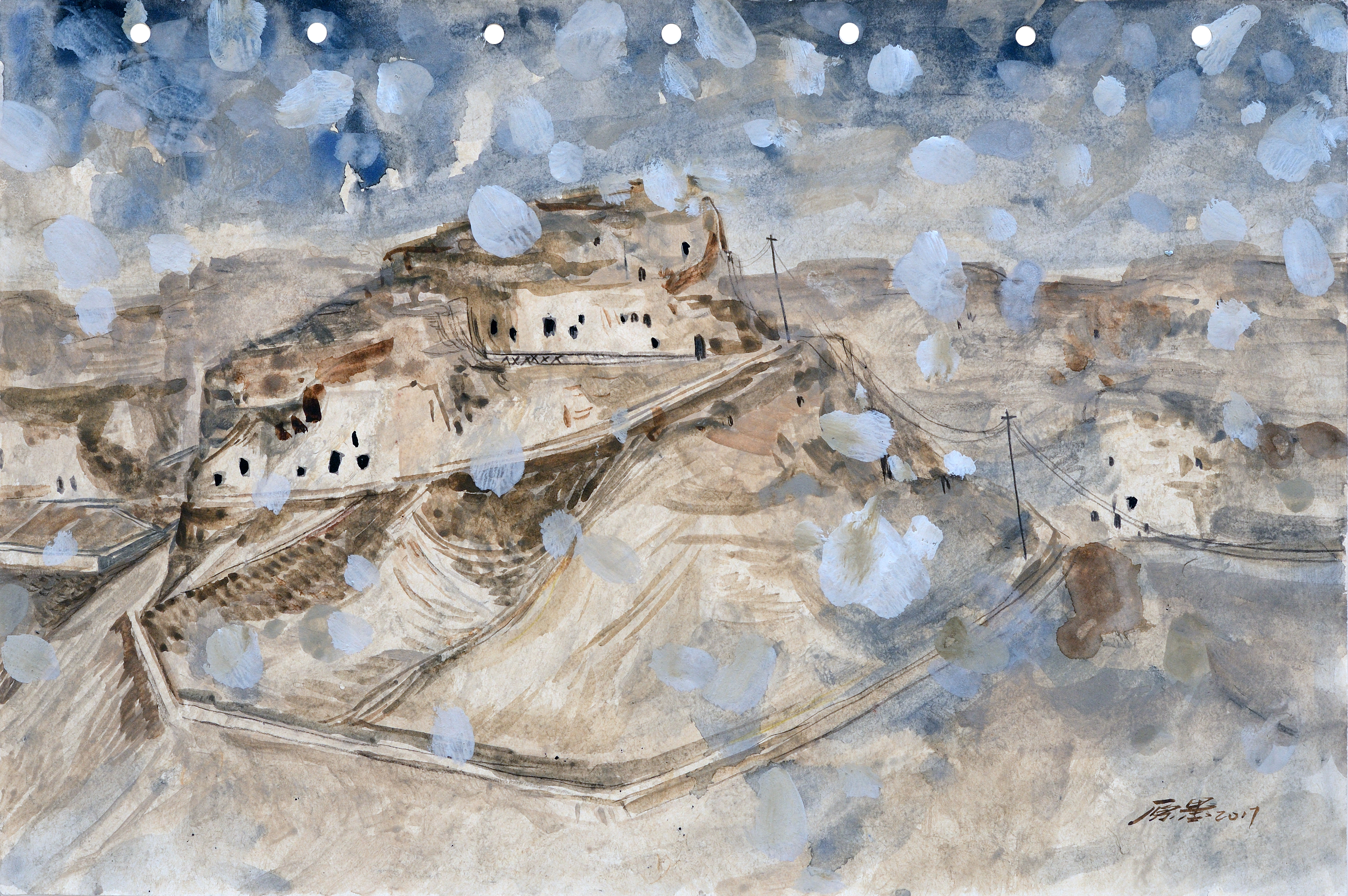 尕哈石窟28cm×42cm