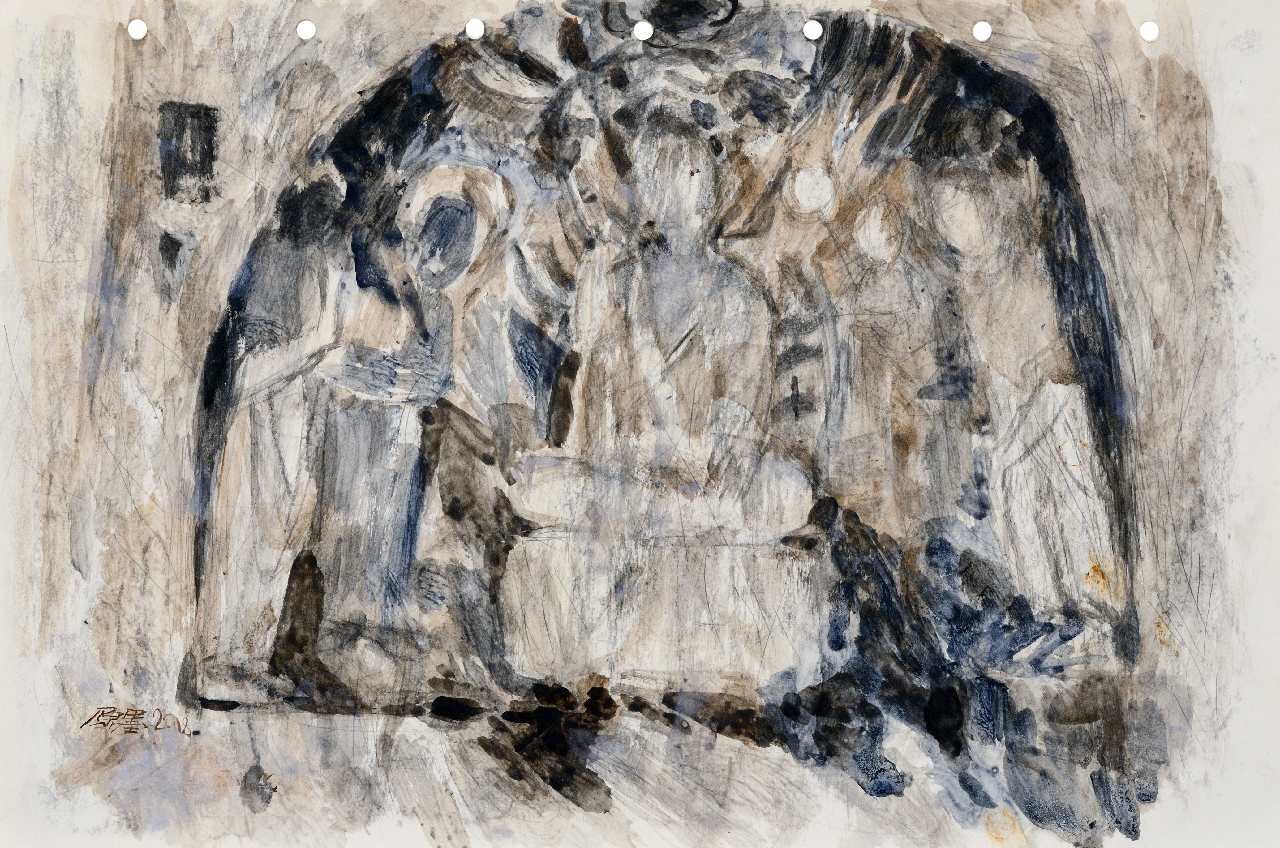 丝路拾遗——炳灵寺28cm×42cm
