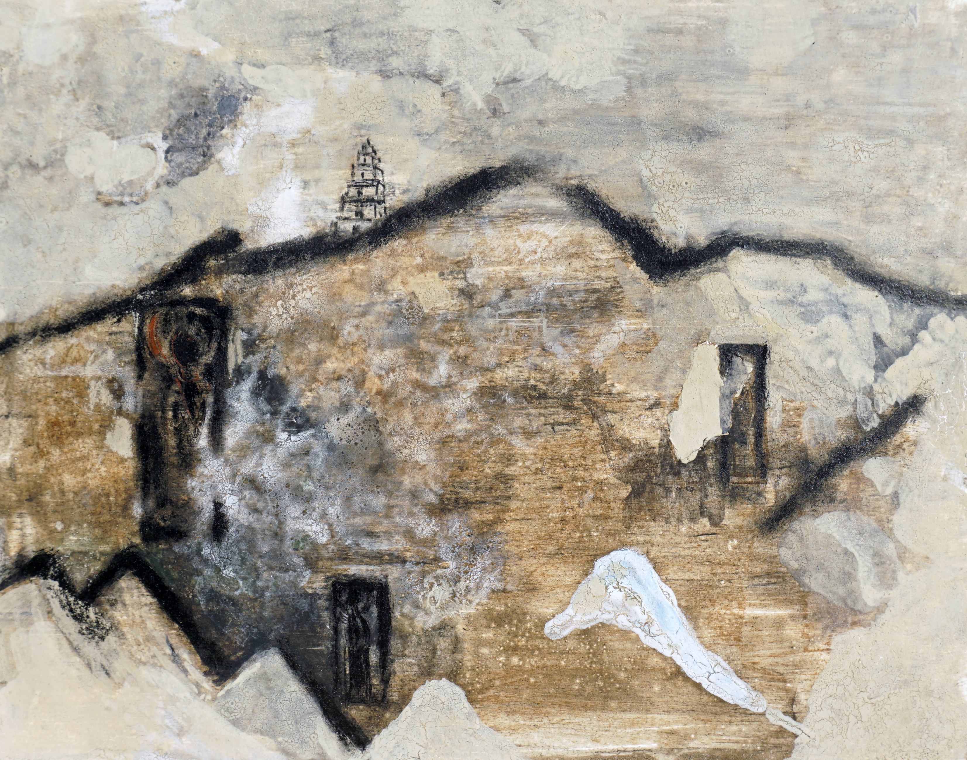七康湖32cm×41cm