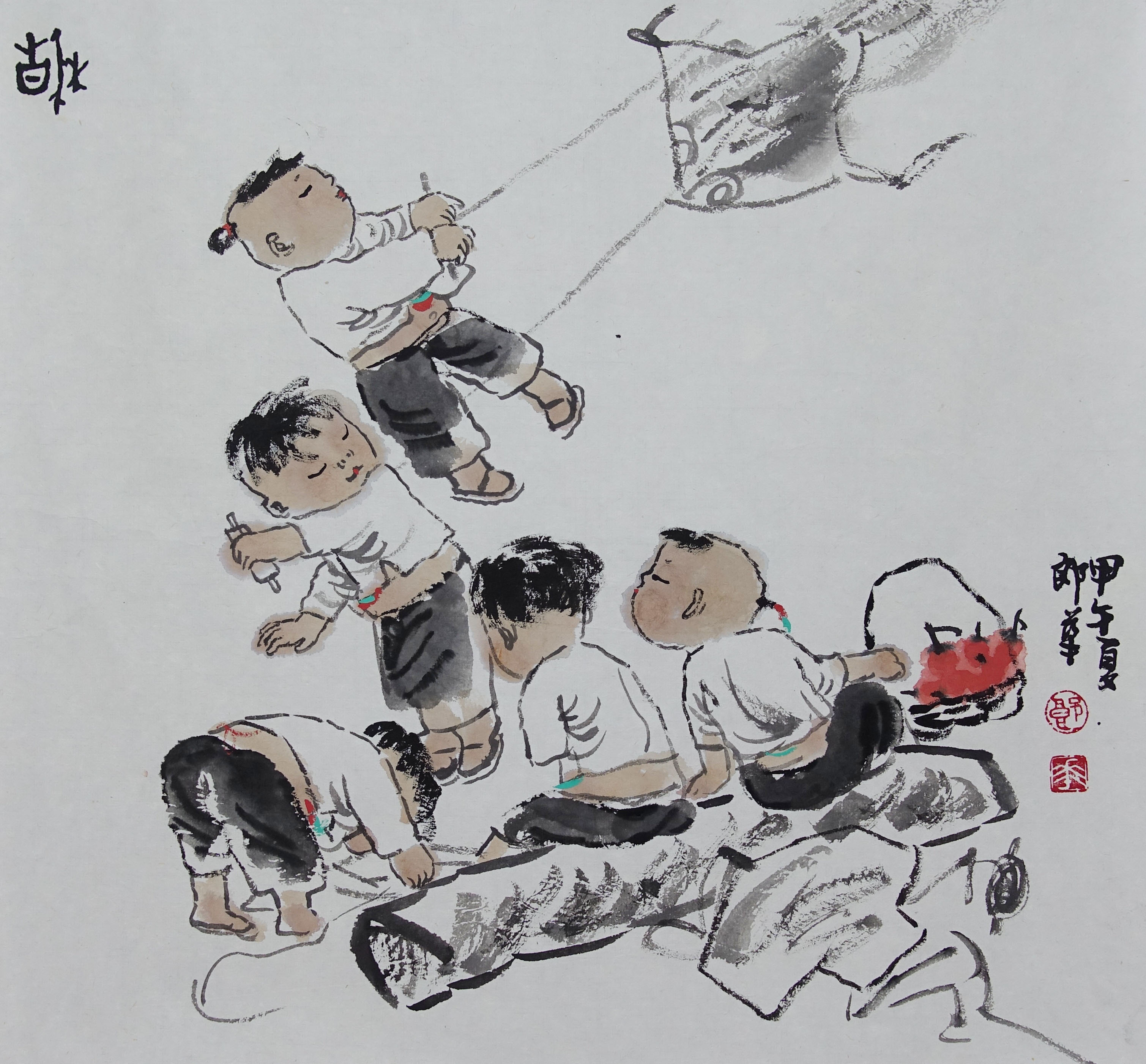 童趣69x69cm