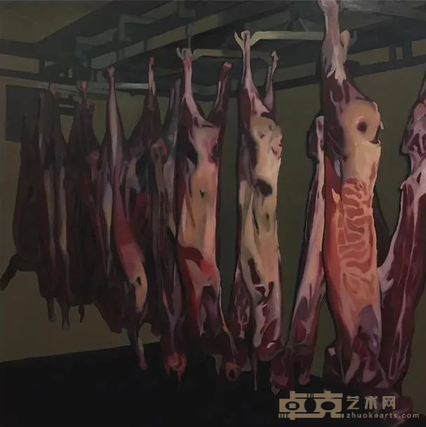 《高老庄的小康生活》 沈沐阳 150x150cm 2016年
