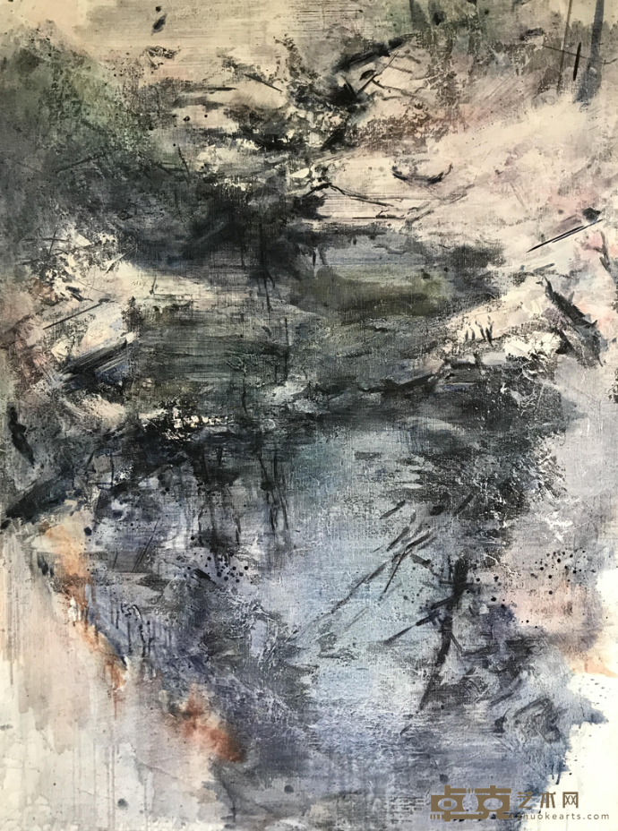 《沧浪幽迹-02》 王岩 160x120cm 2014年 布面油画
