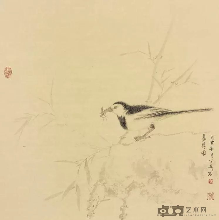 《易得图》 丁鼎 60x60cm 2019年 纸本水墨