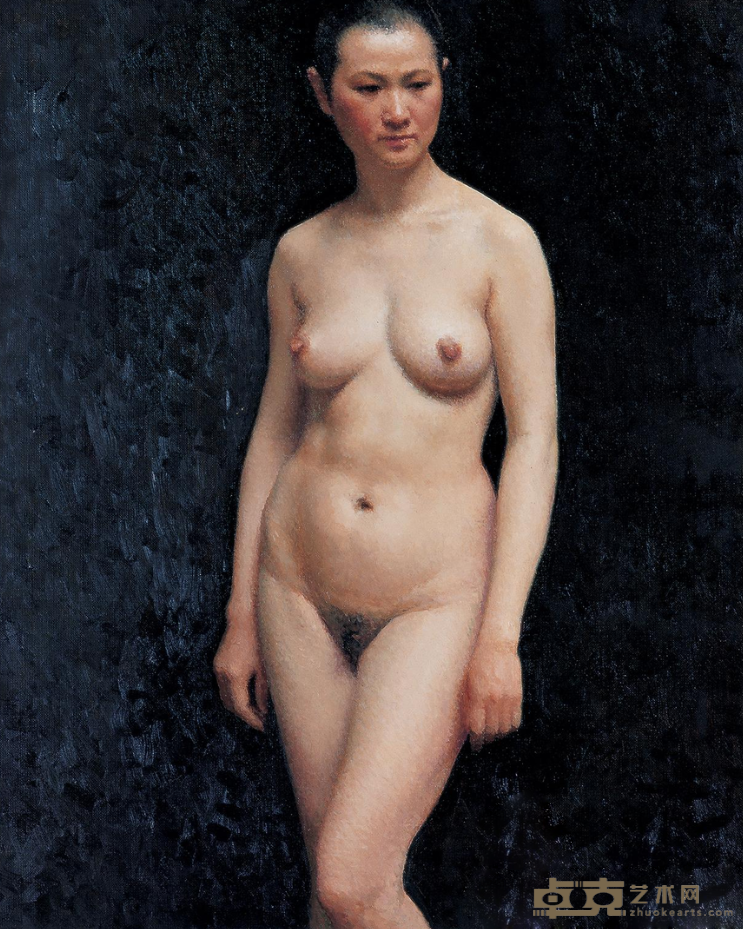 《女人体》 靳尚谊 64x52cm 2002年 布面油画