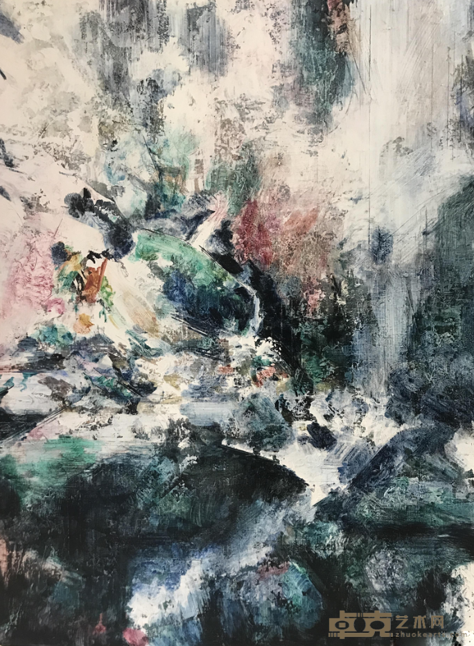 《沧浪幽迹-05》 王岩 160x120cm 2019年 布面油画