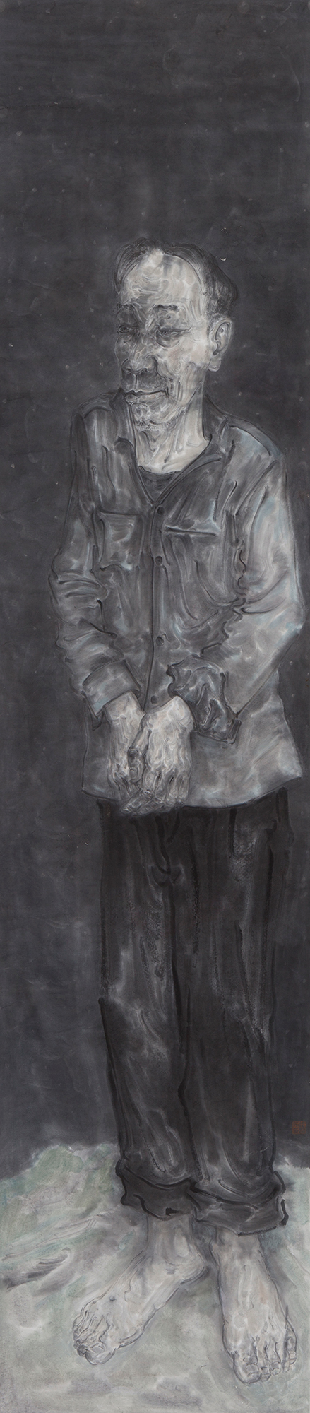 《昨夜星辰》之一220×55cm