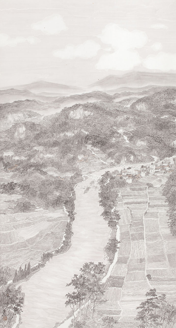 《桥》96x180cm