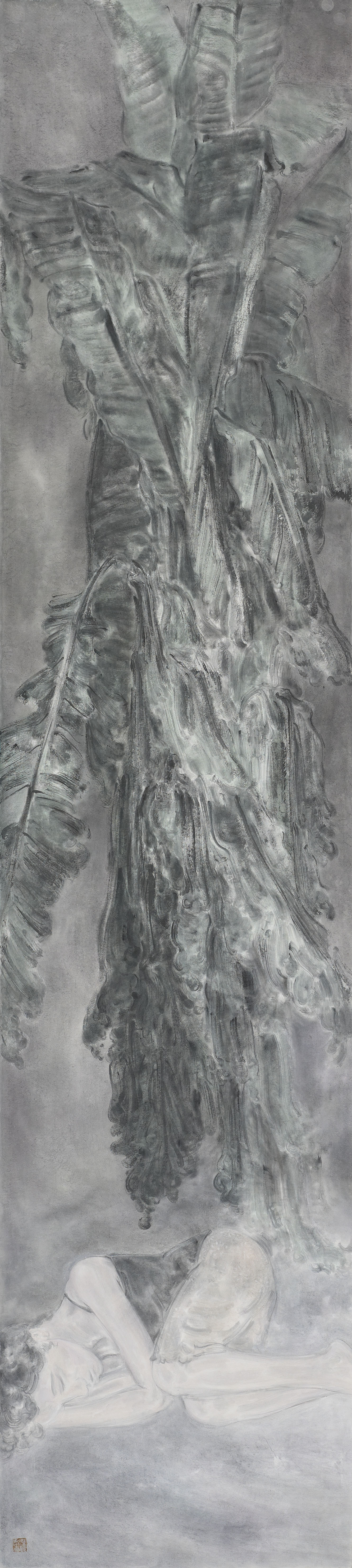 《蕉荫沁心》之二53x220cm