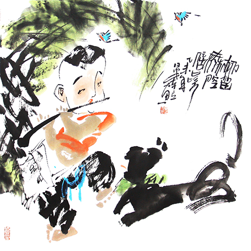 柳笛无腔信口吹