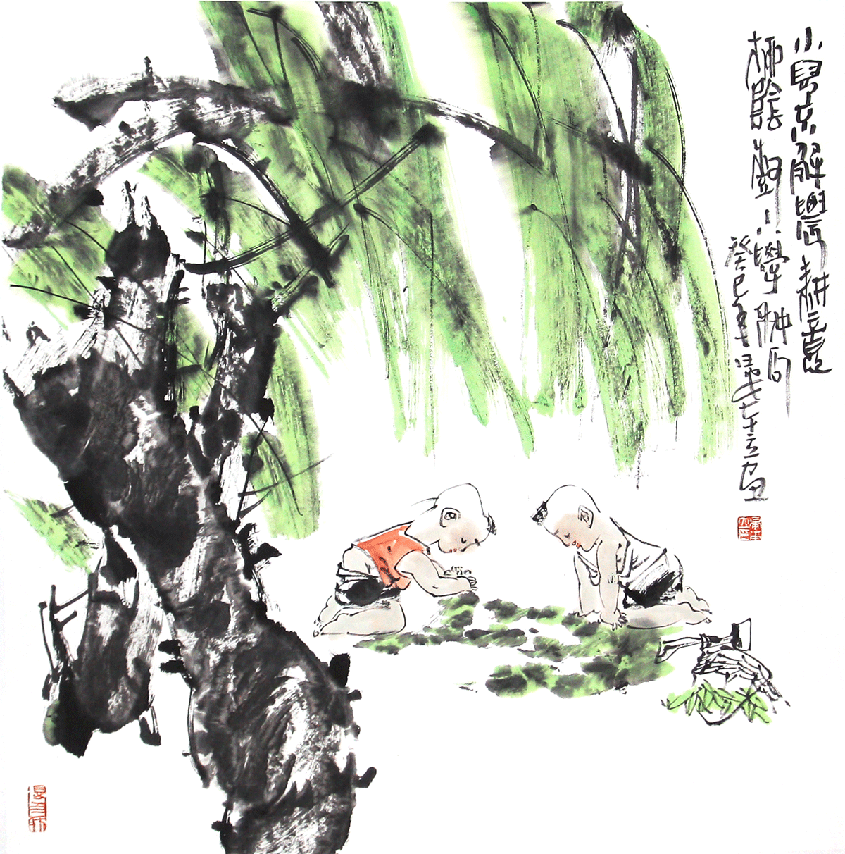 小儿不解农耕意