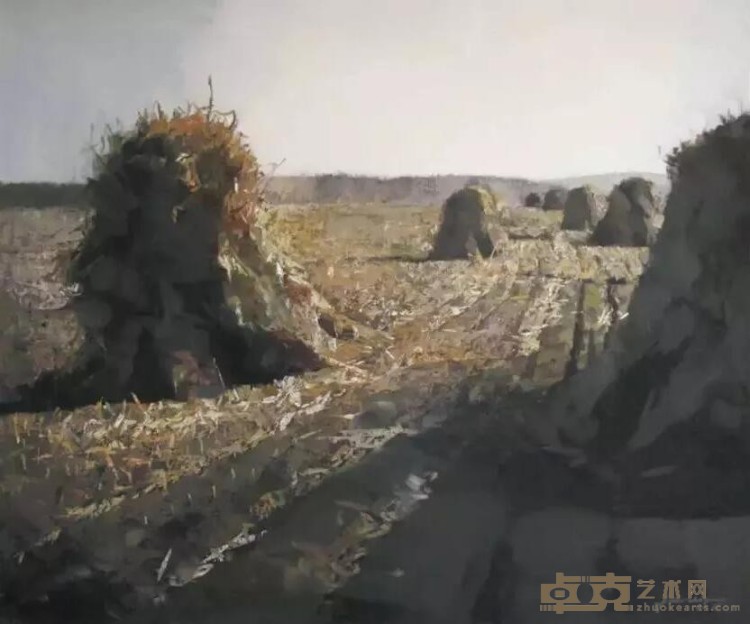 《平凡的土地》 郝志刚 100x120cm 2016年 油画